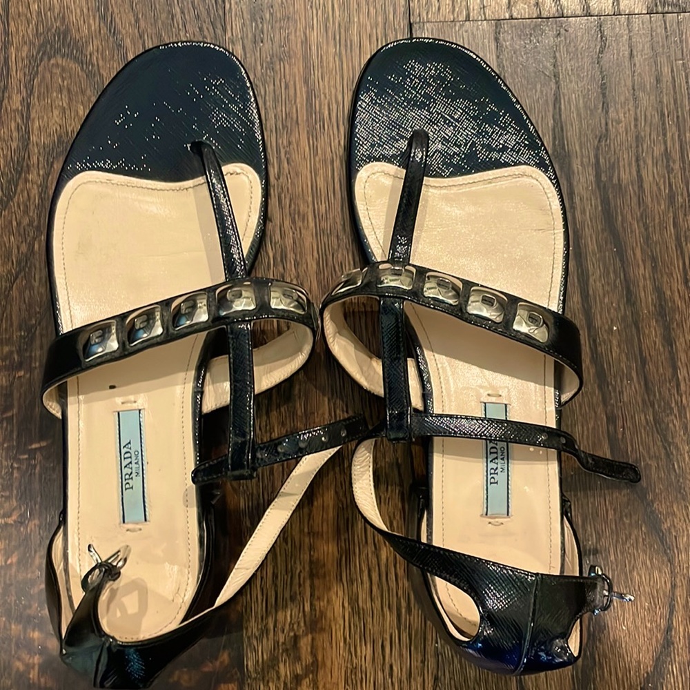 Prada Milano Sandals Size 39 (8.5)